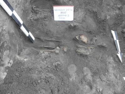 Одне із поховань пізньосередньовічного часу